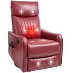 PELUMY 360 Swivel Rocking Recliner with Massage