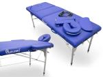 Folding Massage Table with Backrest and Height Adjustment