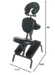 FEI Black Portable Massage Chair