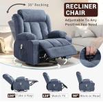 GarveeLife Heated Massage Rocker Recliner Chair