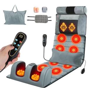 KOCASO Full Body Electric Massage Mat with Heat