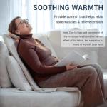 Foldable Back Massager Chair with Heat & Adjustability