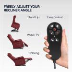 OKUP Electric Recliner Chair with Massage and Heat