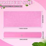 Disposable Non Woven Massage Table Sheets - Pink