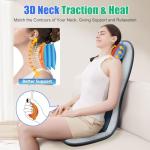 Heating Back Massager with Neck Support Cushion