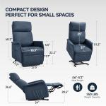 OKUP Electric Massage Recliner Chair with Heat