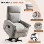 ANJ Electric Recliner Chair with Heat and Massage