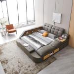 Gahowlen Modern Smart Bed with Massage Recliner