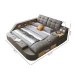 Gahowlen Modern Smart Bed with Massage Recliner