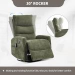 PELUMY 360° Massage Recliner Chair with Heat