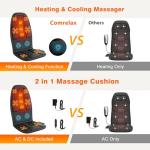Heated and Cooling Massage Seat Cushion
