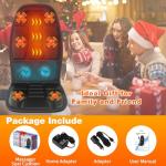 Heated and Cooling Massage Seat Cushion