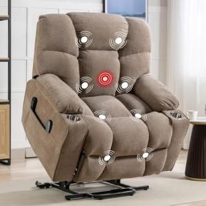 CANMOV Oversized Lift Recliner Chair with Massage & Heat