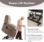 CANMOV Oversized Lift Recliner Chair with Massage & Heat