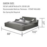 Wirktive Luxury Massage Recliner Bed Frame Queen