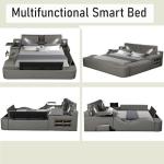 Wirktive Luxury Massage Recliner Bed Frame Queen