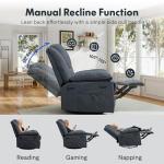 Softa Massage Rocker Recliner with Heat & USB