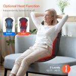 Heated Back Massage Chair Pad with Vibration