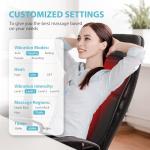 Heated Back Massage Chair Pad with Vibration