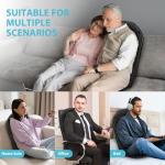 Heated Back Massage Chair Pad with Vibration