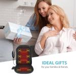 Heated Back Massage Chair Pad with Vibration
