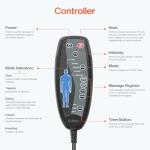 Heated Back Massage Chair Pad with Vibration