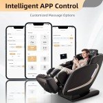 EASPEARL 4D Zero Gravity Full Body Massage Chair