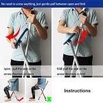 Folding Walking Stick Chair with LED Light