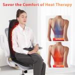 Comrelax Heated Massage Chair Cushion and Pad