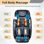 EASPEARL 4D Zero Gravity Full Body Massage Chair