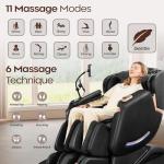 4D Full Body Shiatsu Massage Chair with Heat
