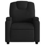 MOBCANT Massage Recliner Chair Black Fabric Smart Matte Finish Top-Notch Comfort for Kick Back Relaxation in Home Living Room