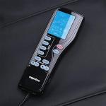 ERGOTEC Massage Chair with 2D S-Track | Mercury Automatic Compact Recliner with Foot Rollers, Heat Therapy and a Convenient Storage Pocket, Black