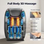 BOSSCARE 4D Massage Chairs Full Body,Zero Gravity SL-Track Shiatsu Massage Chair Recliner,Core Heating,20 Massage Techniques,Deep Yoga Stretch,Foot Rollers, Ai Voice,Touch Screen,Wireless Charging