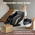 BOSSCARE 4D Massage Chairs Full Body,Zero Gravity SL-Track Shiatsu Massage Chair Recliner,Core Heating,20 Massage Techniques,Deep Yoga Stretch,Foot Rollers, Ai Voice,Touch Screen,Wireless Charging