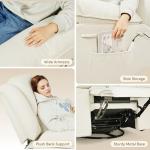 Softa Massage Rocker Recliner with Heat, Beige