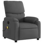 Dark Gray Adjustable Massage Recliner Chair