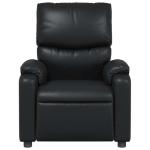 MOBCANT Massage Recliner Chair Black Faux Leather with Smart Design and Practical Features for Living Room or Bedroom