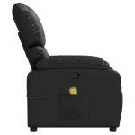 MOBCANT Massage Recliner Chair Black Faux Leather with Smart Design and Practical Features for Living Room or Bedroom