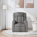 PUGYNBK Modern Dark Grey Massage Recliner Chair with Adjustable Backrest and Built-in Massage Feature, Durable Polyester Fabric, Multi-Position Lounger for Living Room, Compact