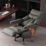 LIUAILING52 Office Chair Smart Electric Leather Office Chair Reclining Massage Executive Chair for Study Room Comfortable Long Sitting
