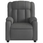 PUGYNBK Modern Dark Grey Massage Recliner Chair with Adjustable Backrest and Built-in Massage Feature, Durable Polyester Fabric, Multi-Position Lounger for Living Room, Compact