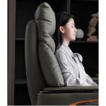 LIUAILING52 Office Chair Smart Electric Leather Office Chair Reclining Massage Executive Chair for Study Room Comfortable Long Sitting