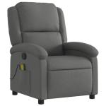 Dark Grey USB Massage Recliner Chair, Adjustable