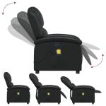 Molumvel Black Massage Recliner Chair with Vibration