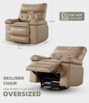 GarveeHome Electric Recliner Chair with Massage & Heat