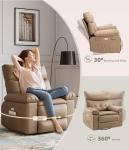 GarveeHome Electric Recliner Chair with Massage & Heat
