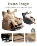 GarveeHome Electric Recliner Chair with Massage & Heat