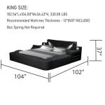 Luxury King Size Massage Recliner Bed Frame