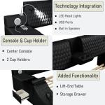 Luxury King Size Massage Recliner Bed Frame